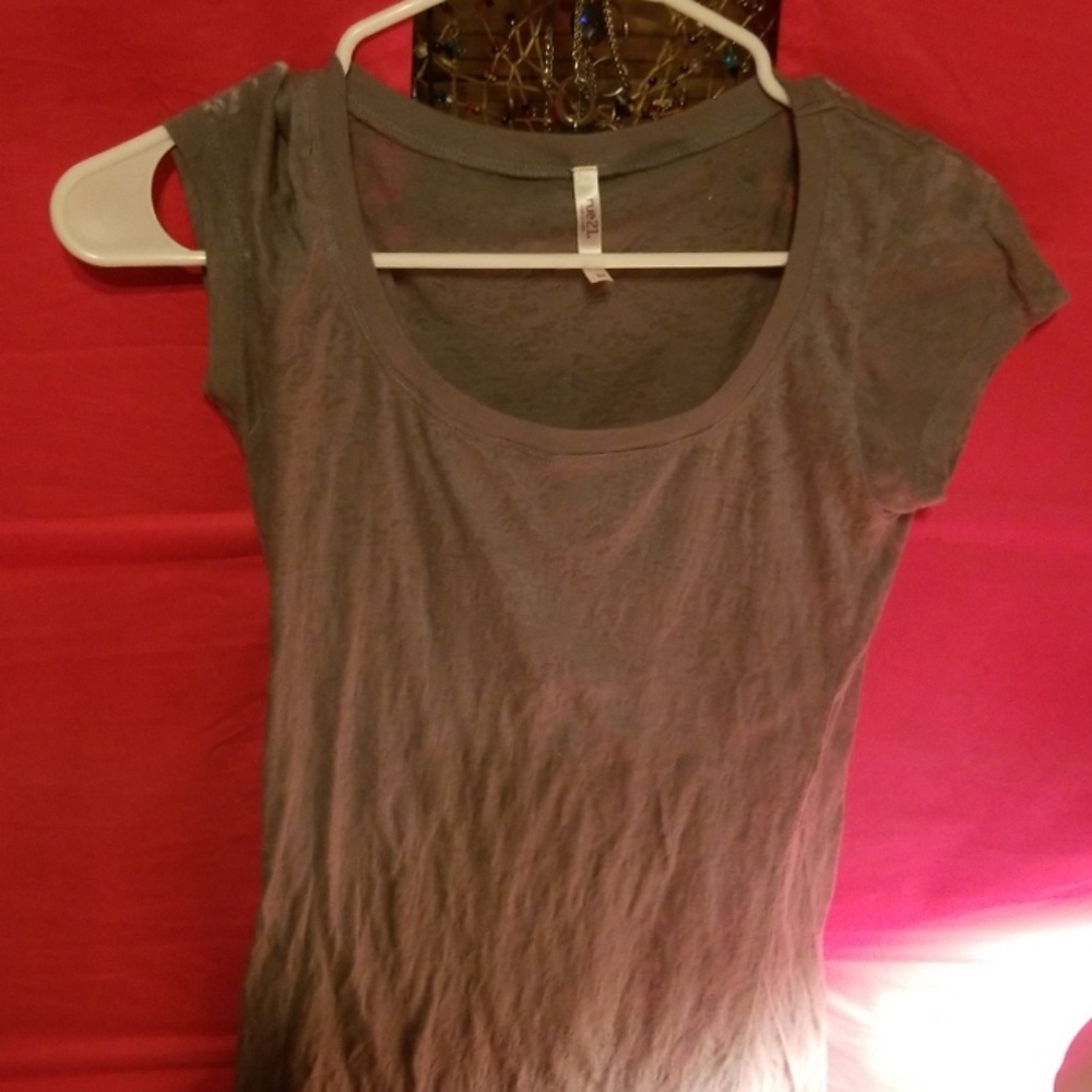 Lacy material see through top really cute Lacy Ma
